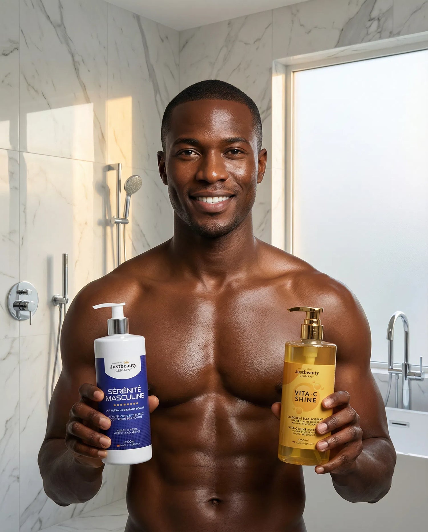 KIT CORPS ÉCLAT & HYDRATATION MASCULIN – CONFORT & LUMINOSITÉ 2PCS