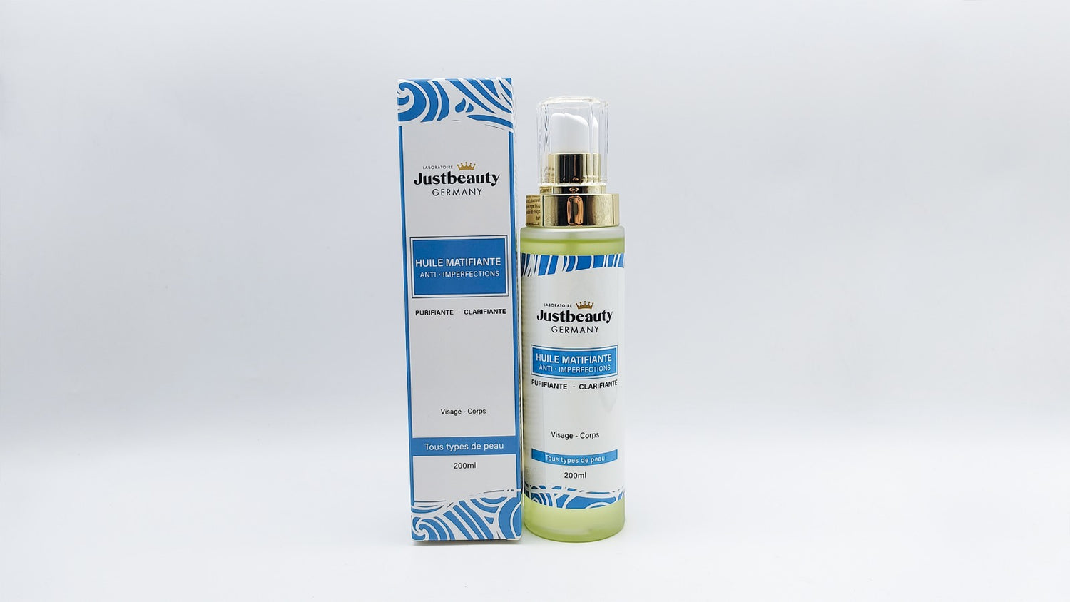 PURE SKIN SOLUTION – Huile Booster Purifiante Anti-Acné & Anti-Imperfections 200ml