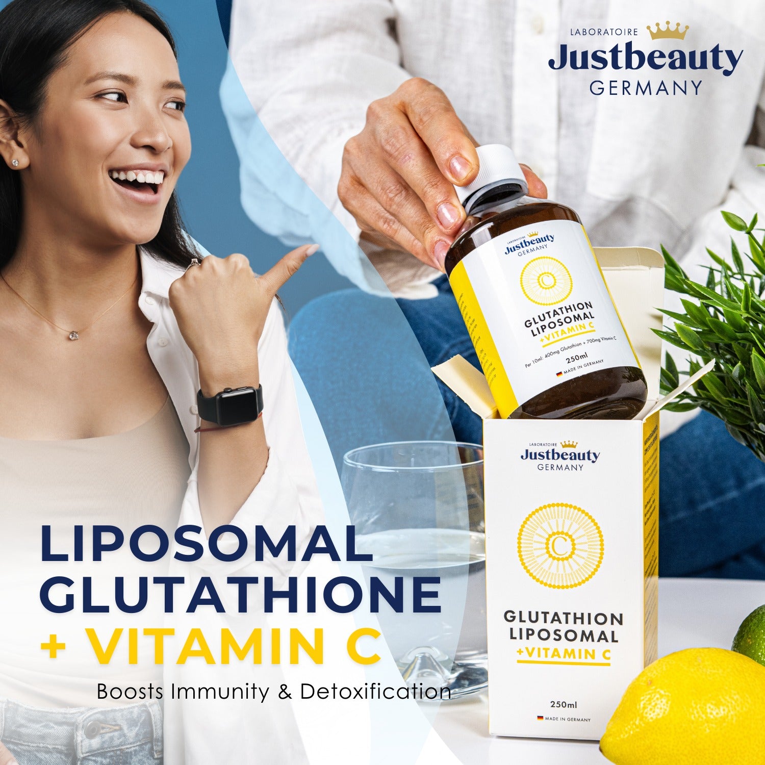 LIPO-GLOW – Glutathion Liposomal & Vitamine C