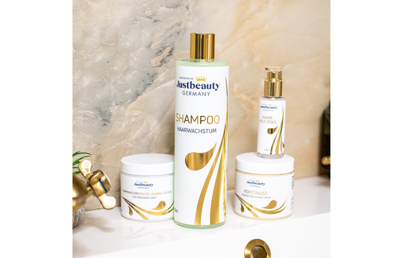 RÉVÉLEZ LA PUISSANCE DE VOS CHEVEUX – LE RITUEL POUSSE INTENSIVE JUSTBEAUTY 4-PCS