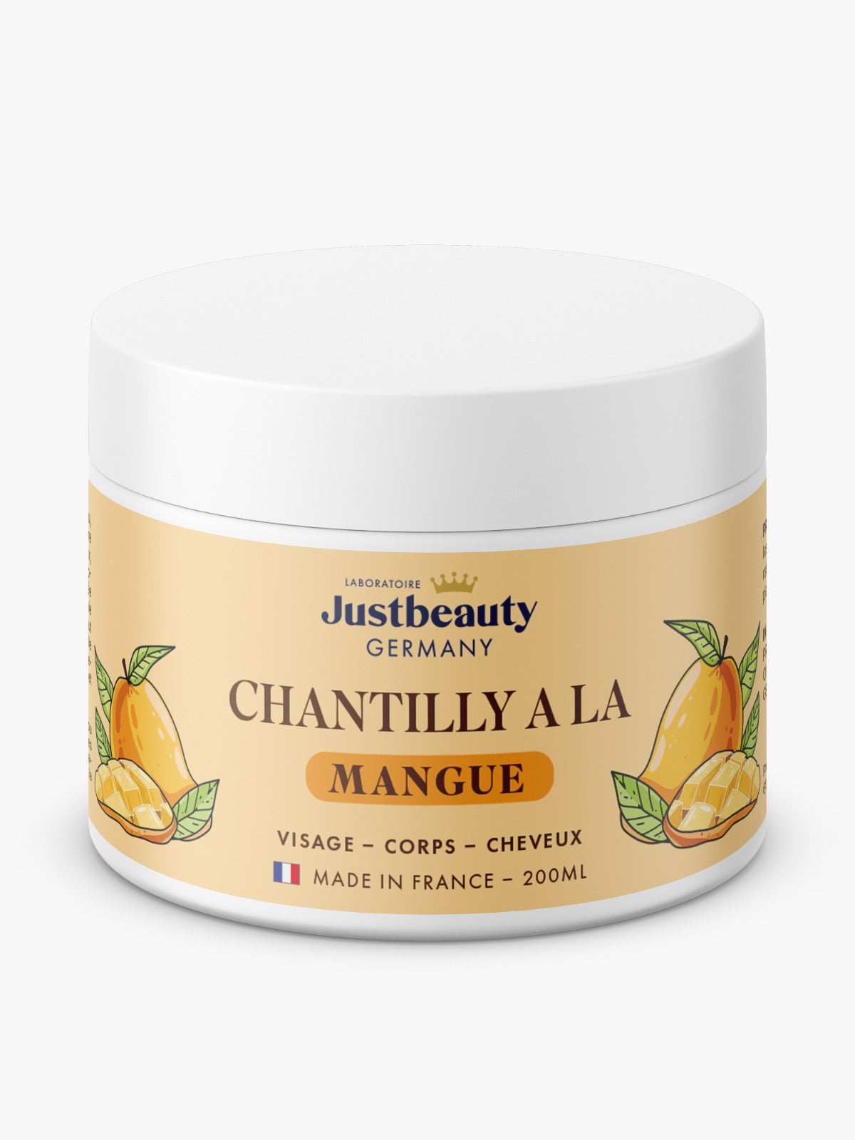 CRÈME CHANTILLY LUXE – 3 EN 1 – MANGUE 200ml