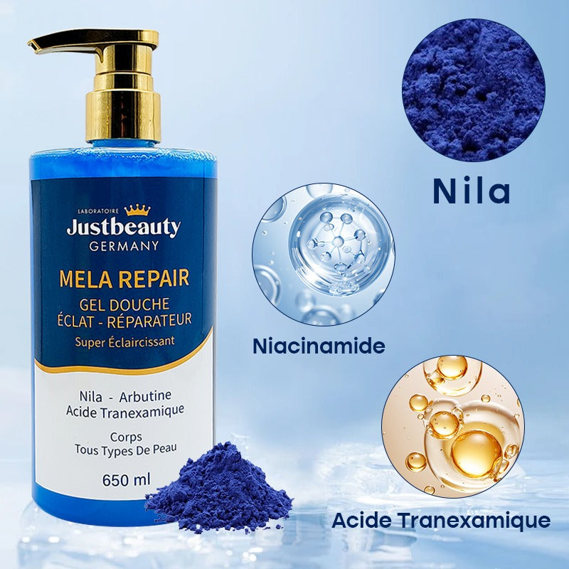 GEL DOUCHE NILA SUPRA-ÉCLAIRCISSANT – LE RITUEL QUI TRANSFORME LA PEAU  650ML