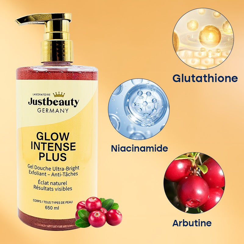 GEL DOUCHE GLOW INTENSE PLUS - ÉCLAIRCISSANT 650ML