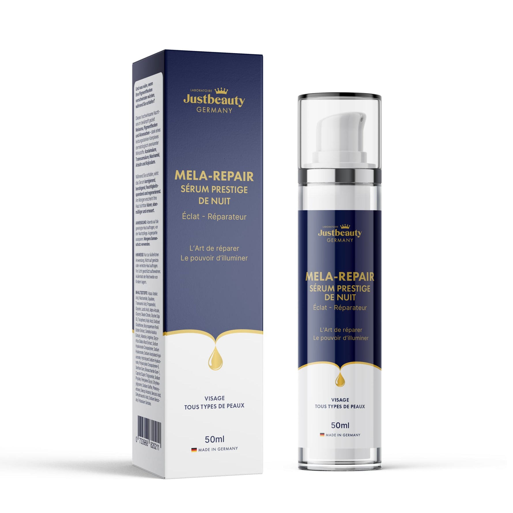 MELA REPAIR  - SÉRUM PRESTIGE DE NUIT – L’ARME ABSOLUE CONTRE LES TACHES & LE MELASMA 50ml