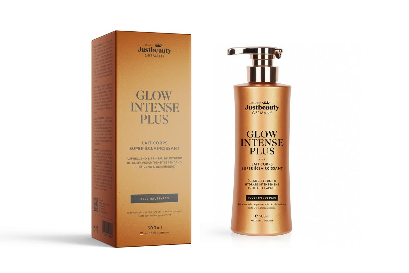 GLOW INTENSE PLUS – LE LAIT SUPER ÉCLAIRCISSANT NOUVELLE GÉNÉRATION 500ML