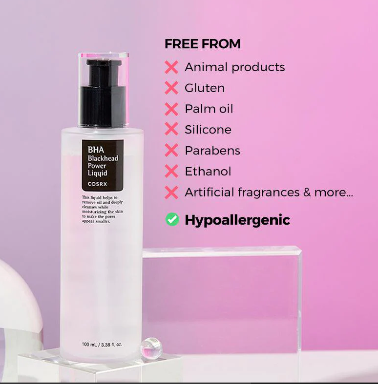 COSRX BHA 4% Blackhead Power Liquid/ Tonique exfoliant contre les impuretés de la peau 100ML
